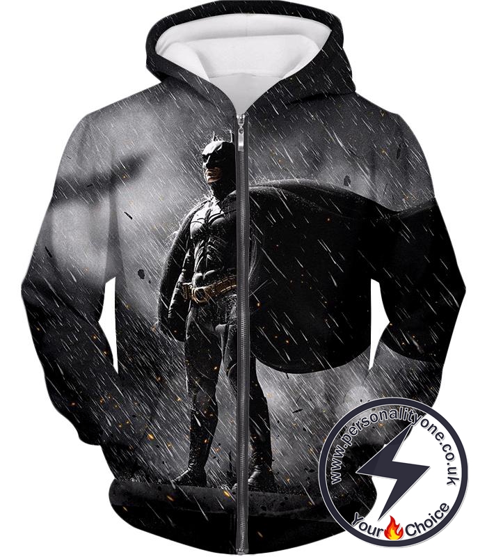 Unstoppable Superhero Batman Awesome 3D Graphic Zip Up Hoodie